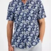 American Idol S23 Filo Blue Floral Shirt