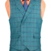American Idol S23 Luke Bryan Blue Check Vest