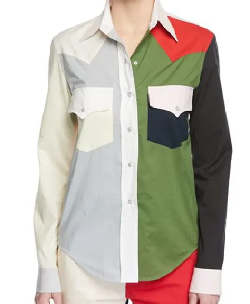 And Just Like That S03 Colorblock Cynthia Nixon Shirt