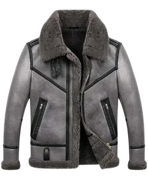 Aviator Pilot B3 Bomber Shearling Jacket