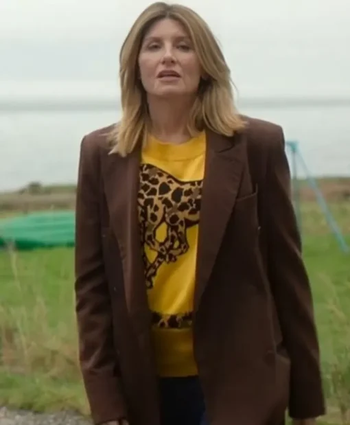 Bad Sisters S02 Sharon Horgan Brown Coat