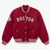 Boston Red Sox Cooperstown Red Varsity Jacket