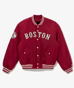 Boston Red Sox Cooperstown Red Varsity Jacket