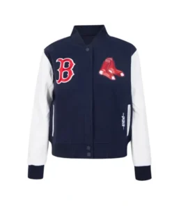 Boston Red Sox Game Day Classics Navy Blue Varsity Jacket