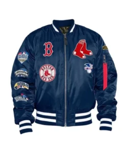 Boston Red Sox MA-1 Blue Bomber Jacket