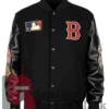 Boston Red Sox Out Vintage Black Logo Varsity Jacket