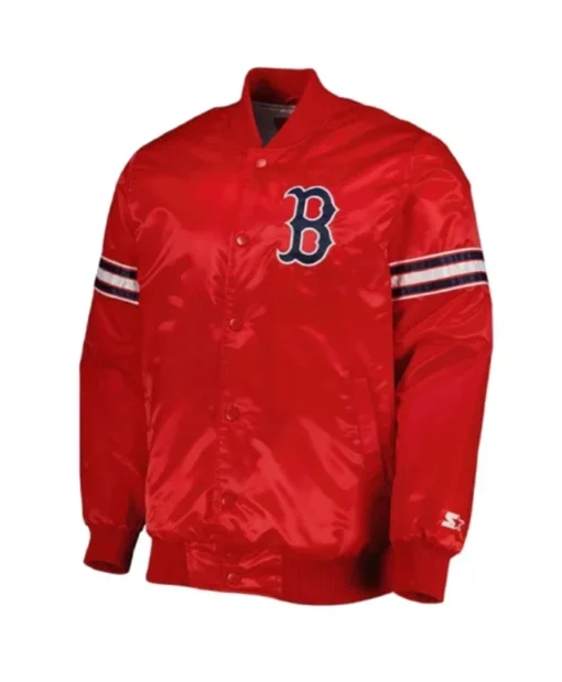 Boston Red Sox Pick And Roll Varsity Jacket