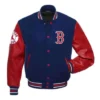 Boston Red Sox Red And Blue Letterman Varsity Jacket