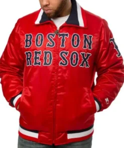 Boston Red Sox Red Bomber Jacket