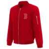 Boston Red Sox Red Vintage Bomber Jacket