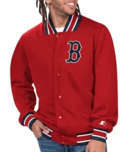 Boston Red Sox Secret Weapon Red Varsity Jacket