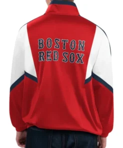 Buy Now Boston Red Sox Lead Runner Red Full-Zipper Jacket For Men And Women
