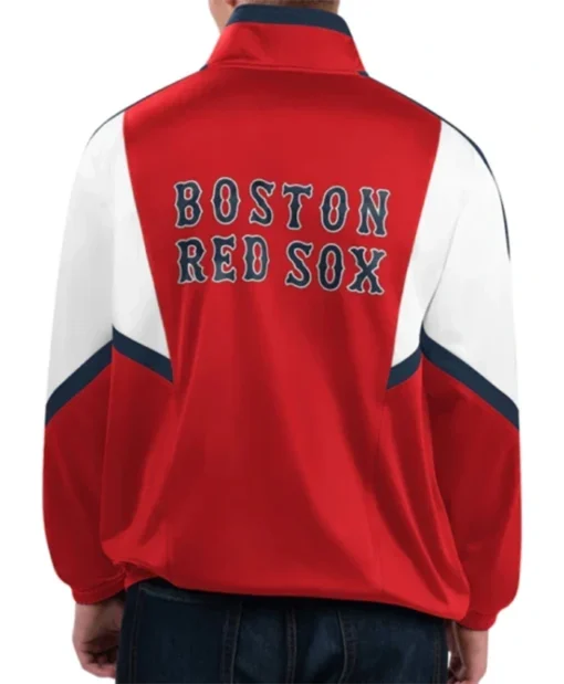 Buy Now Boston Red Sox Lead Runner Red Full-Zipper Jacket For Men And Women
