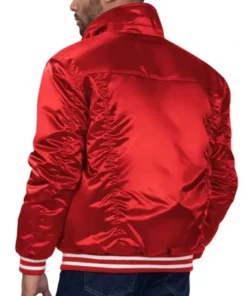 Buy Now Boston Red Sox Red Silver Tab Trucker Varsity Jacket For Men And Women