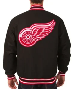 Buy Now Detroit Red Wings Black Varsity Jacket For Men And Women