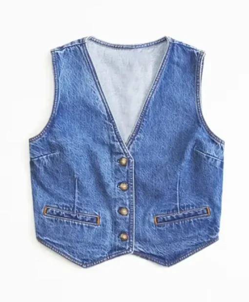 Buy Now Down Home Fab S03 Chelsea DeBoer Blue Denim Vest For Men And Women