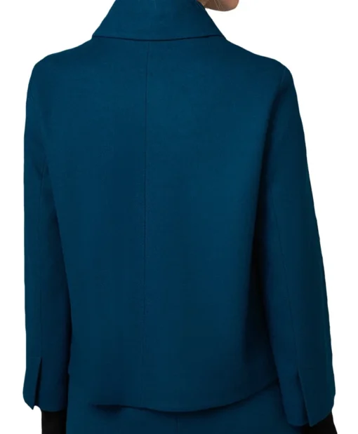 Buy Now Ella Maisy Purvis TV-Series Patience S01 Patience Evans Blue Cropped Jacket For Unisex