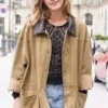 Buy Now Emma Watson In Paris 2025 Brown Cotton Jacket For Men And Women