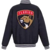 Buy Now Florida Panthers Front Hit Navy Blue Varsity Jacket For Men And Women