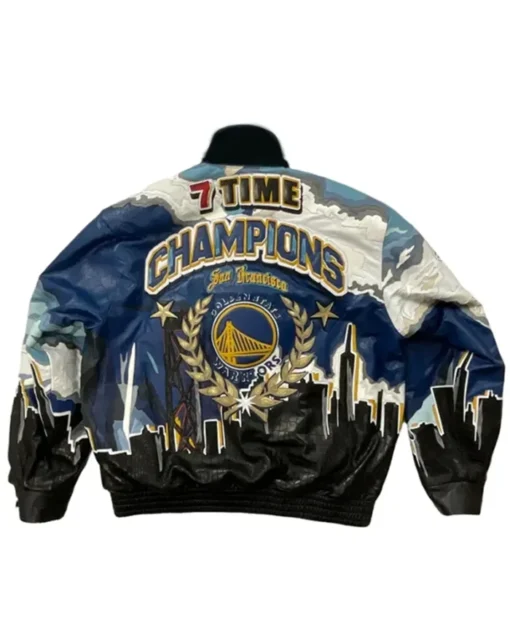 Buy Now Golden State Warriors Championship Leather Jacket For Men And Women