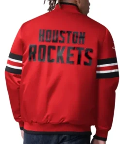 Buy Now Houston Rockets Scout I Red Varsity Jacket For Unisex