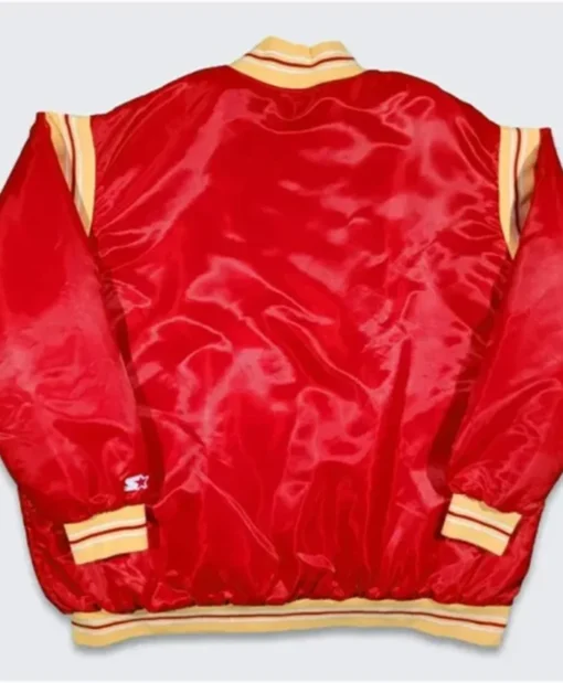 Buy Now Houston Rockets Teddy Red Varsity Jacket For Men And Women