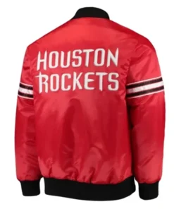 Buy Now Houston Rockets The Draft Pick Red Varsity Jacket For Men And Women