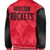 Buy Now Houston Rockets The Enforcer Red And Black Varsity Jacket For Men And Women