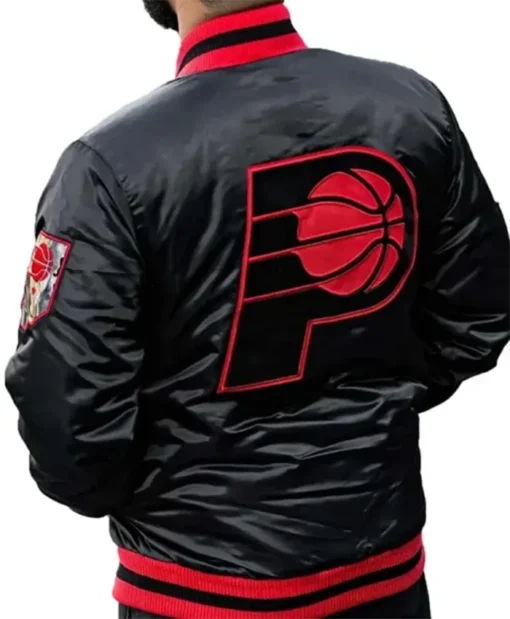 Buy Now Indiana Pacers Black Letterman Varsity Jacket For Men And Women