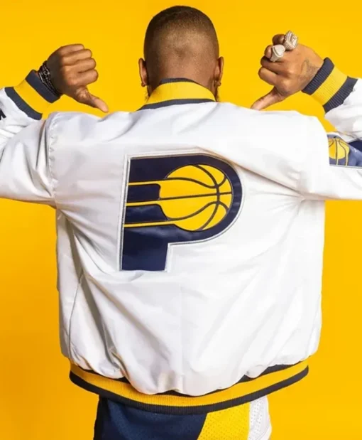 Buy Now Indiana Pacers X White Letterman Varsity Jacket For Men And Women