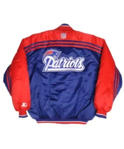 Buy Now New England Patriots 1990s Blue And Red Varsity Jacket For Men And Women