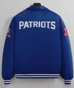 Buy Now New England Patriots Action Royal Blue Varsity Jacket For Men And Women