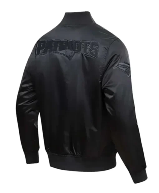 Buy Now New England Patriots Black Triple Varsity Jacket For Men And Women