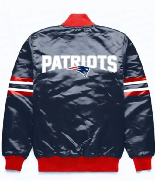 Buy Now New England Patriots Button Down Navy Blue Varsity Jacket For Men And Women