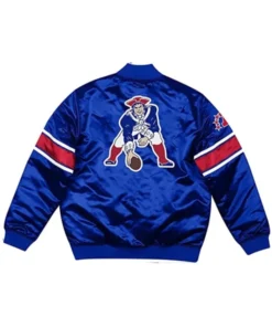 Buy Now New England Patriots Classic Logo Royal Blue Bomber Jacket For Unisex