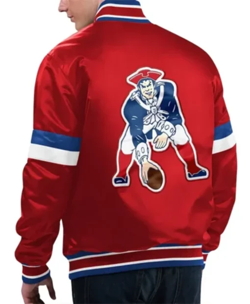 Buy Now New England Patriots Home Game Red Varsity Jacket For Men And Women