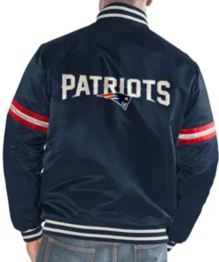Buy Now New England Patriots Legacy Navy Blue Varsity Jacket For Unisex