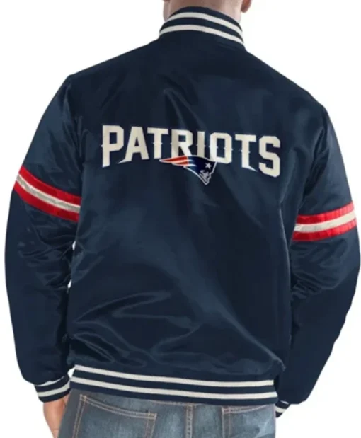 Buy Now New England Patriots Legacy Navy Blue Varsity Jacket For Unisex