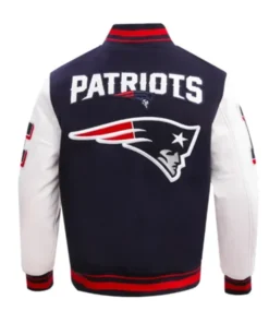 Buy Now New England Patriots Mashup Rib Varsity Jacket For Men And Women