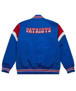Buy Now New England Patriots Midweight Royal Blue Varsity Jacket For Unisex