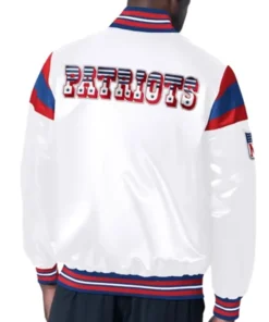 Buy Now New England Patriots Midweight White Varsity Jacket For Men And Women