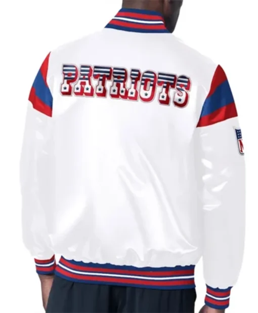 Buy Now New England Patriots Midweight White Varsity Jacket For Men And Women