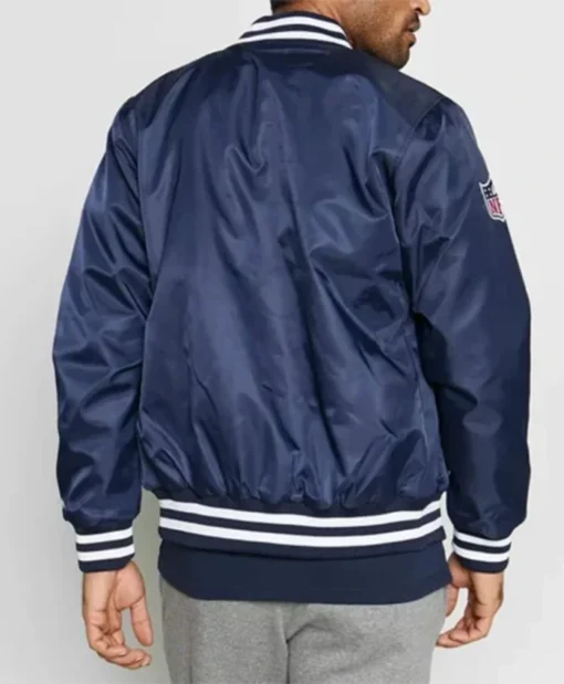 Buy Now New England Patriots New Era Team Blue Varsity Jacket For Unisex
