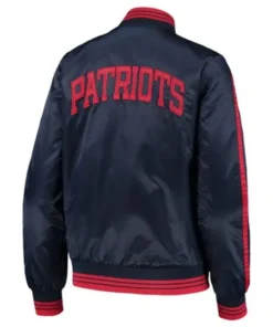 Buy Now New England Patriots Overtime Navy Blue Varsity Jacket For Unisex