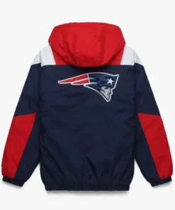 Buy Now New England Patriots Red And Navy Blue Pullover Jacket For Unisex