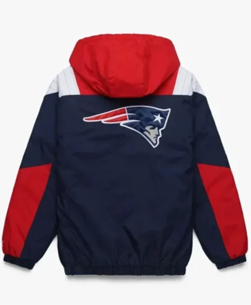 Buy Now New England Patriots Red And Navy Blue Pullover Jacket For Unisex