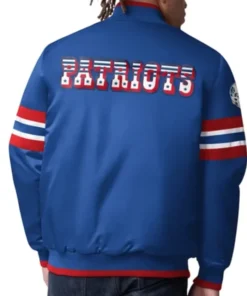 Buy Now New England Patriots Scout I Blue Varsity Jacket For Men And Women