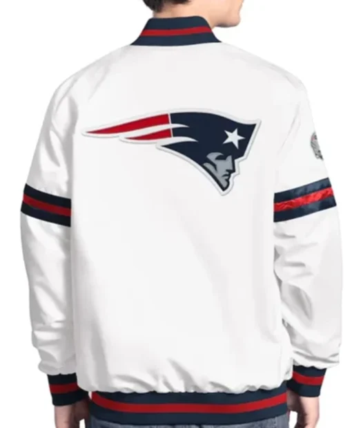 Buy Now New England Patriots Scout White Varsity Jacket For Men And Women