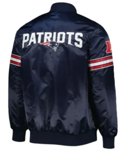 Buy Now New England Patriots The Pick And Roll Navy Blue Varsity Jacket For Men And Women