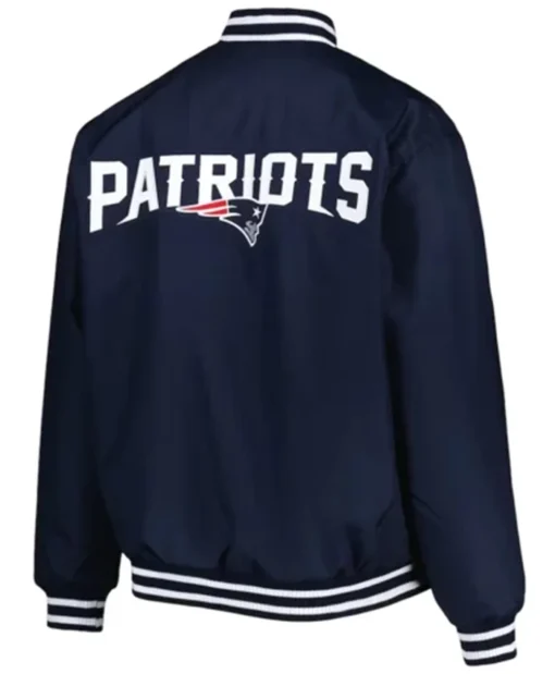 Buy Now New England Patriots Twill Navy Blue Varsity Jacket For Men And Women
